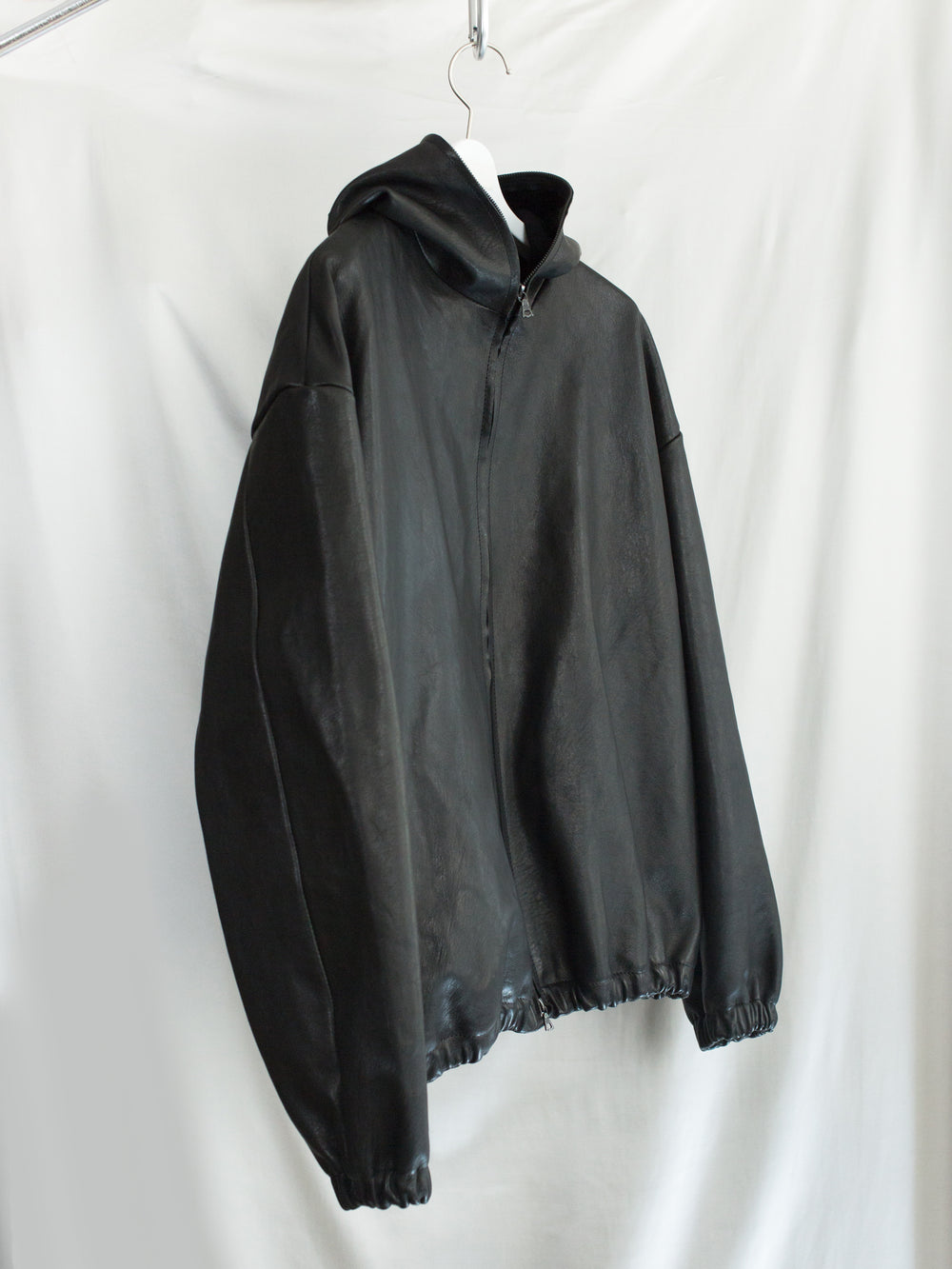 Gabriela Coll AW25 Leather Hoodie