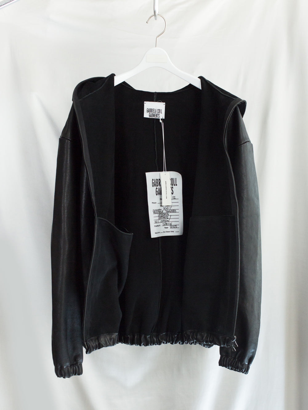 Gabriela Coll AW25 Leather Hoodie