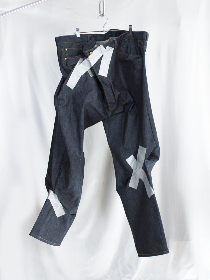 Les Six SS26 Kaos Tape Jeans