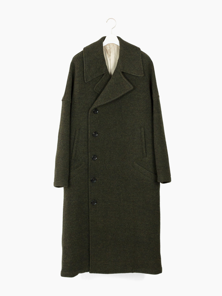 Sulvam AW24 Maxi DB Overcoat