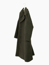 Sulvam AW24 Maxi DB Overcoat