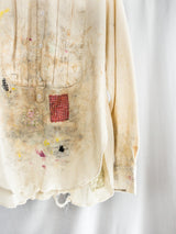 Les Six SS26 Destroyed Bosom Shirt