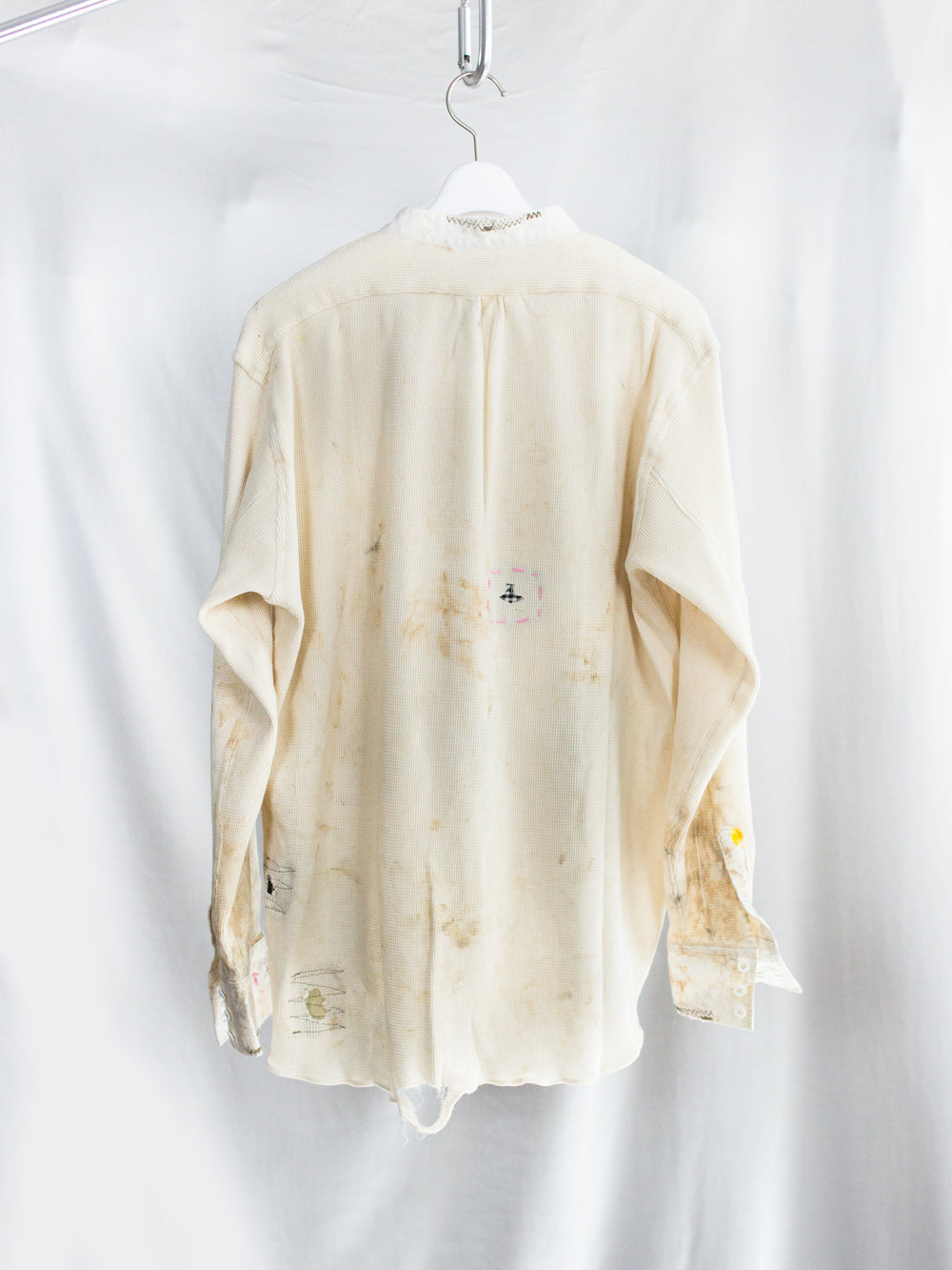 Les Six SS26 Destroyed Bosom Shirt