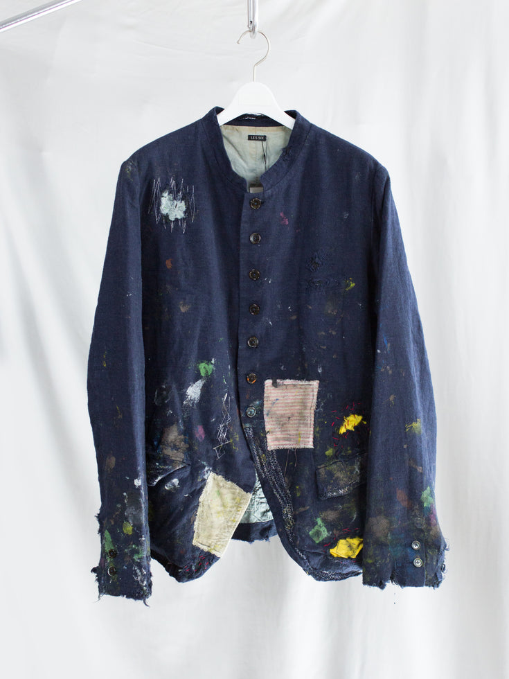 Les Six SS26 Destroyed Rebel's Jacket
