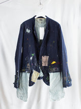 Les Six SS26 Destroyed Rebel's Jacket