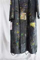 Les Six SS26 Destroyed Mason's Coat
