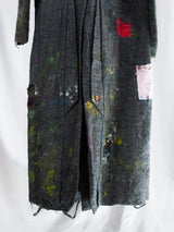 Les Six SS26 Destroyed Mason's Coat