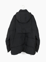 Soshiotsuki AW24 Kimono Sleeve Masked Down Puffer