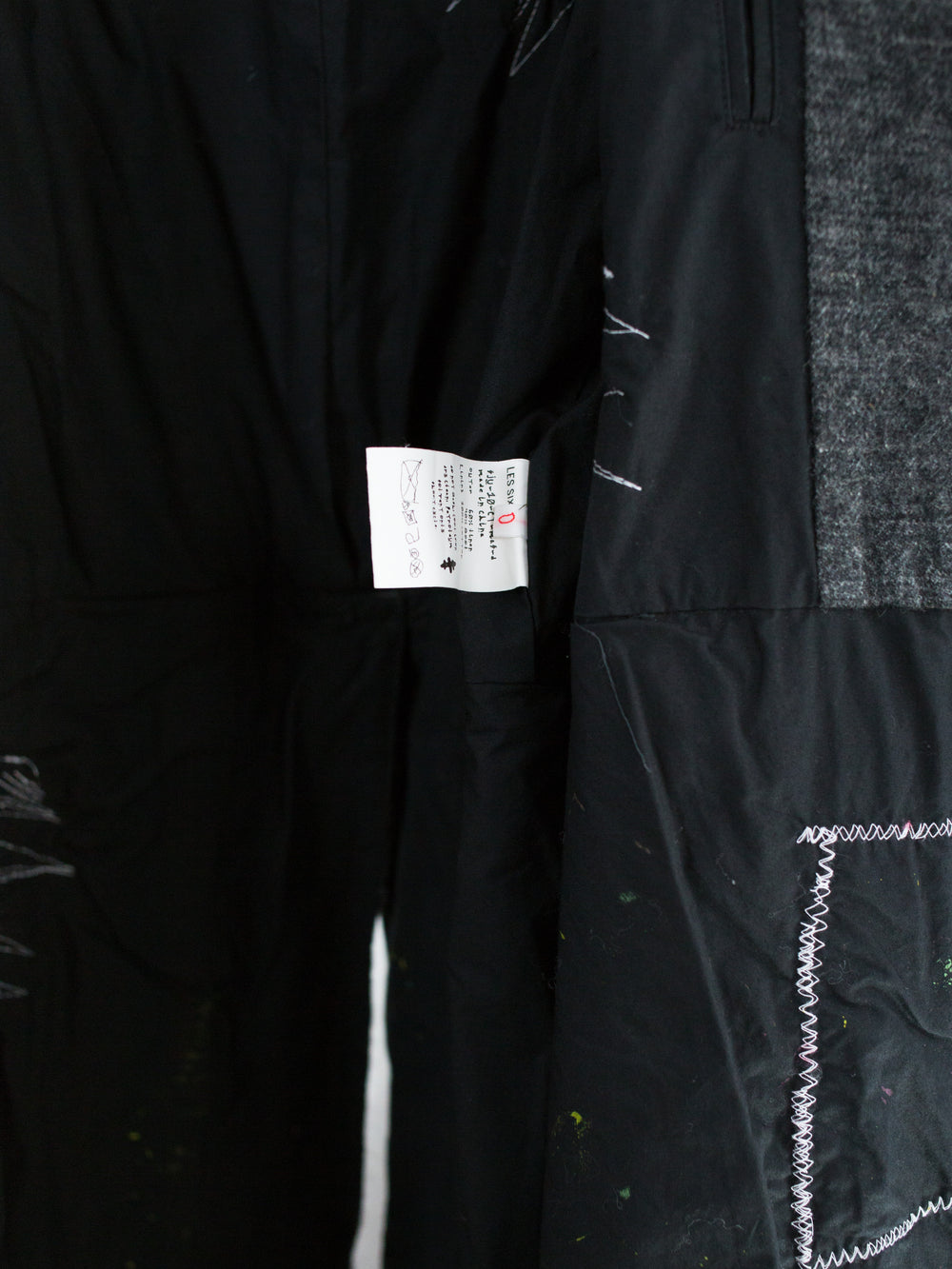 Les Six SS26 Destroyed Mason's Coat