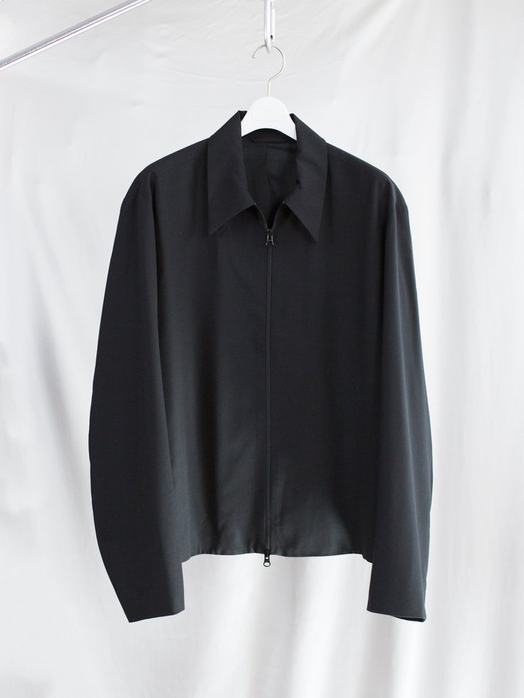 Gabriela Coll SS26 No. 285 Wool/Silk LP Zip Jacket