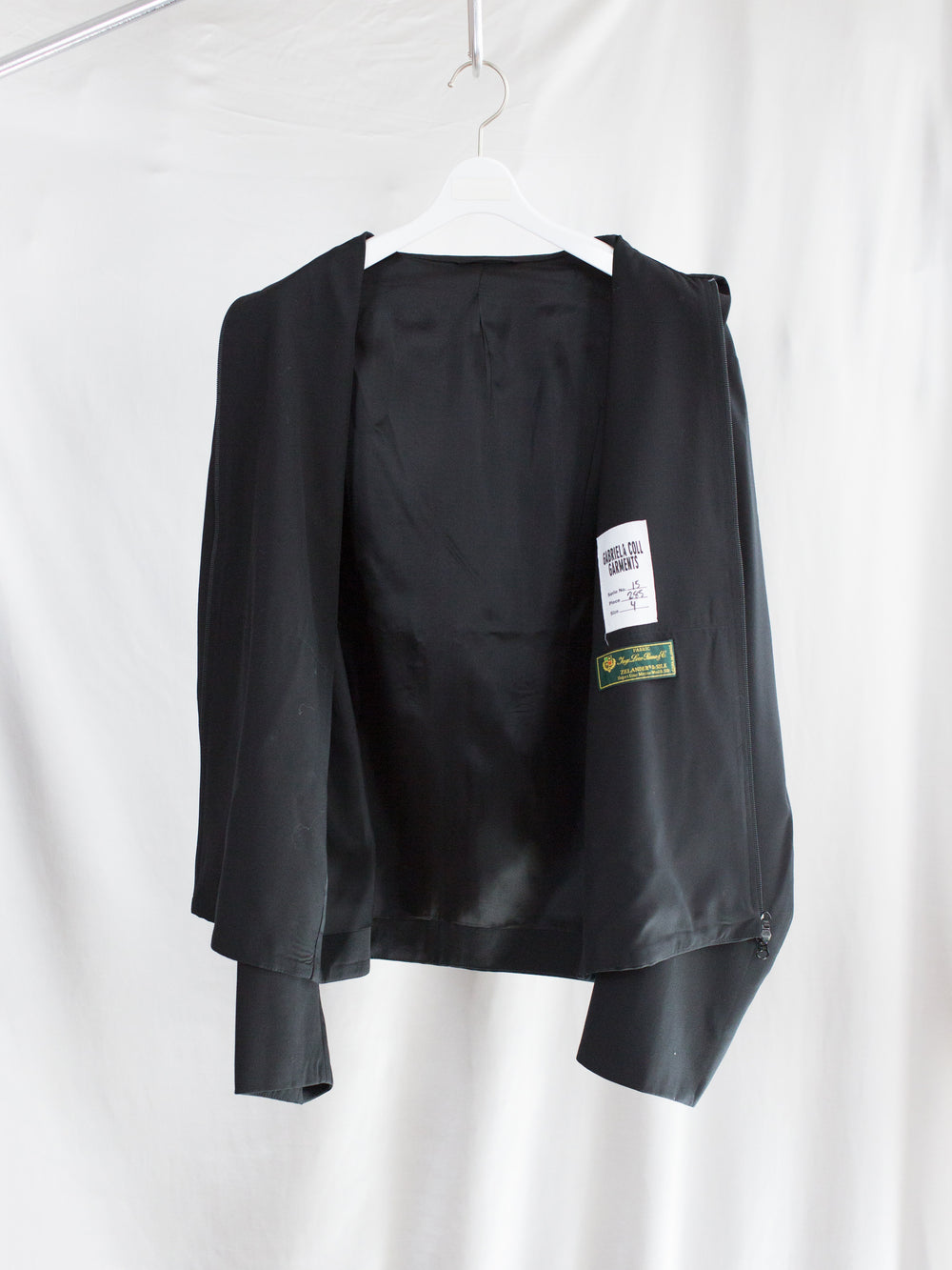 Gabriela Coll SS26 No. 285 Wool/Silk LP Zip Jacket