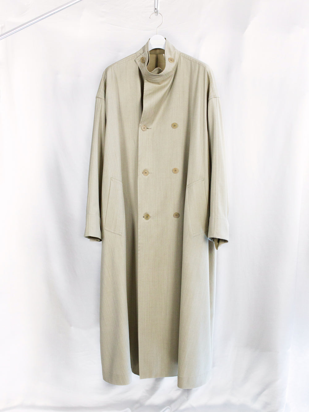 Gabriela Coll SS26 No. 65 Rainsystem LP Wool Oversize Coat