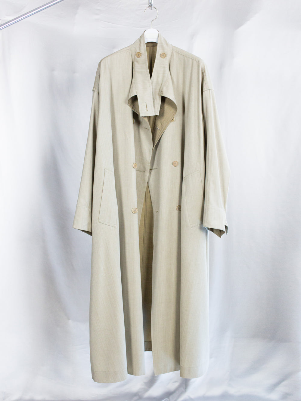 Gabriela Coll SS26 No. 65 Rainsystem LP Wool Oversize Coat