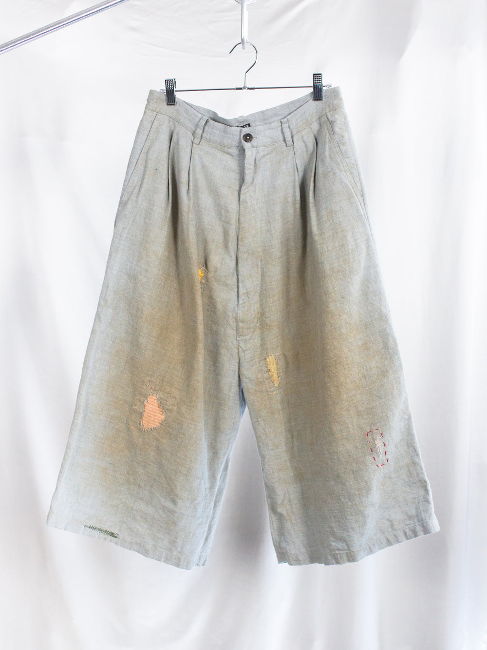 Les Six SS26 Destroyed Rebel's Shorts