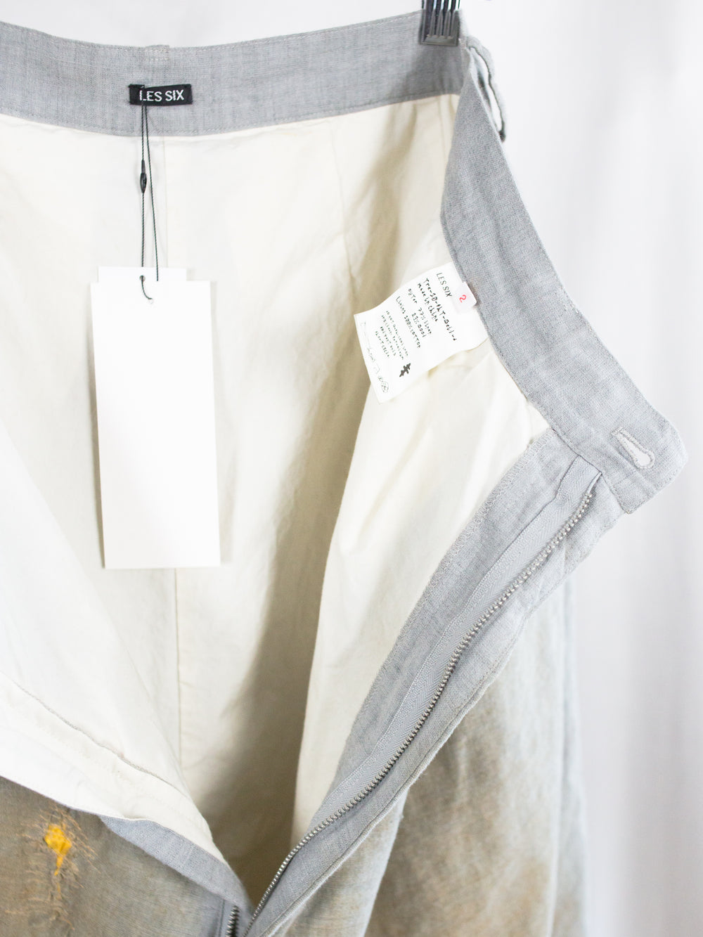 Les Six SS26 Destroyed Rebel's Shorts