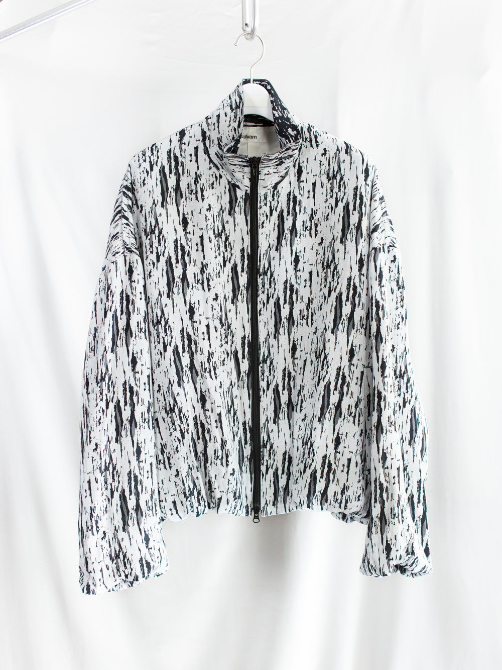 Sulvam SS26 Jacquard Balloon Blouson