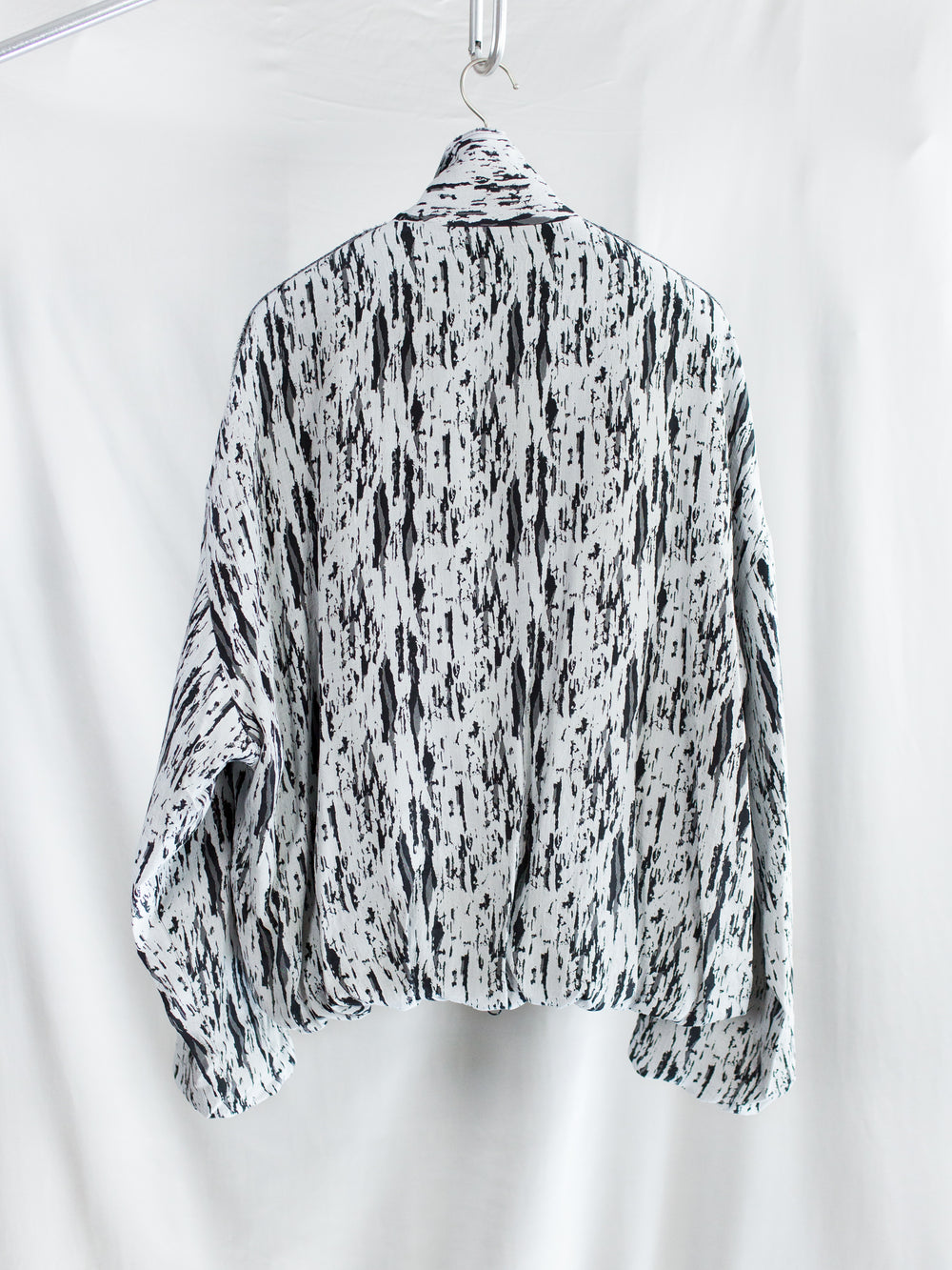 Sulvam SS26 Jacquard Balloon Blouson