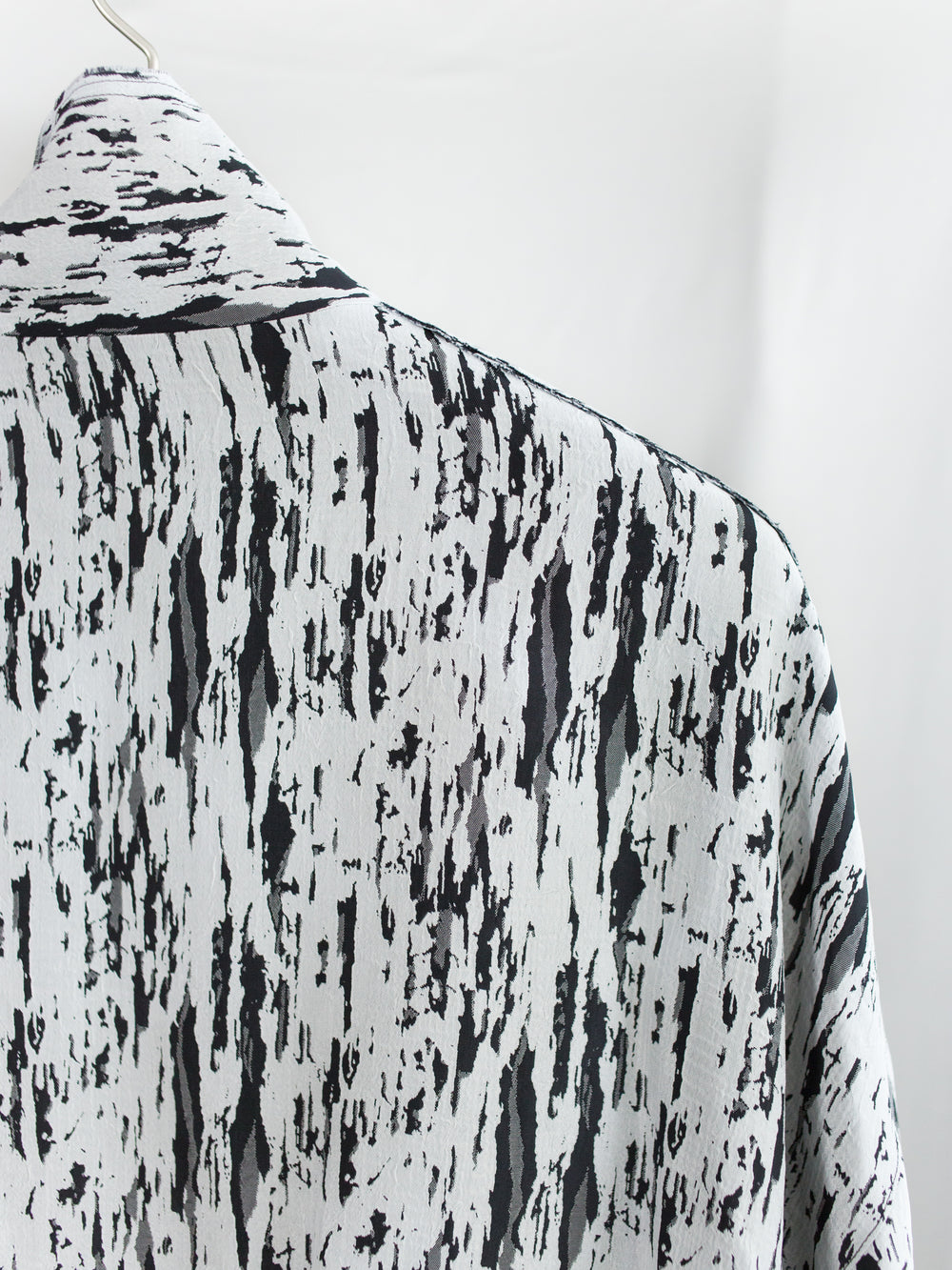 Sulvam SS26 Jacquard Balloon Blouson