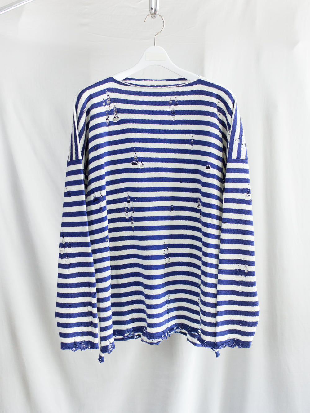 Sulvam SS26 Destroyed Stripe Knit