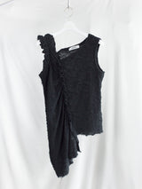 Sulvam SS26 Broken Frill Tank Top
