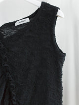 Sulvam SS26 Broken Frill Tank Top