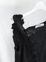 Sulvam SS26 Broken Frill Tank Top