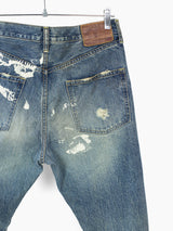 Shinichiro Arakawa 00s Distressed Painted Biker Jeans