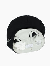 VeniceM AW24 Reversible Eyes Beanie White