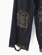 Les Six AW24 Destroyed Gout Denim