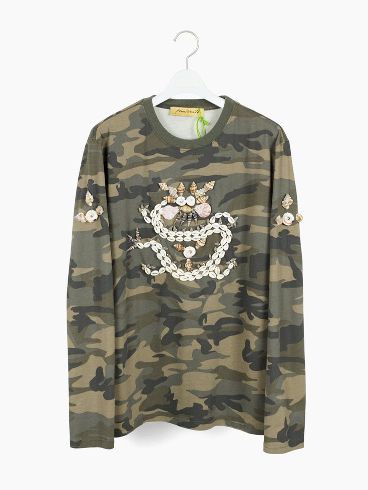 Penultimate SS25 Dragon Shell Camo Longsleeve