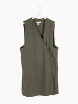 Junko Sagawa 80s Cross Front Long Vest