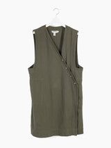 Junko Sagawa 80s Cross Front Long Vest