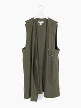 Junko Sagawa 80s Cross Front Long Vest