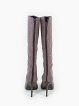 PierAntonio Gaspari Wool Herringbone Heeled Boots