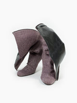 PierAntonio Gaspari Wool Herringbone Heeled Boots