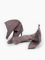 PierAntonio Gaspari Wool Herringbone Heeled Boots