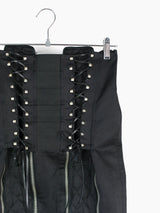 Extè 00s Technical Corset Zip Skirt