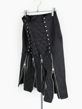 Extè 00s Technical Corset Zip Skirt