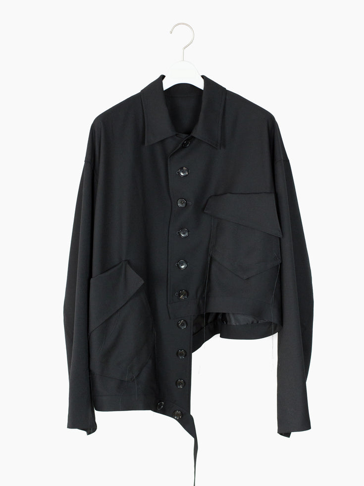Sulvam SS25 Twisted Military Jacket