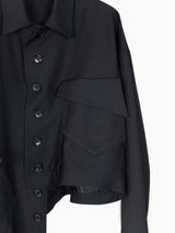 Sulvam SS25 Twisted Military Jacket