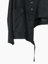 Sulvam SS25 Twisted Military Jacket