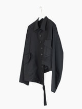 Sulvam SS25 Twisted Military Jacket