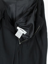 Sulvam SS25 Pleated Wool Gabardine Wide Trousers