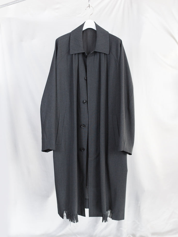 Soshiotsuki SS26 Scarf Drape Coat