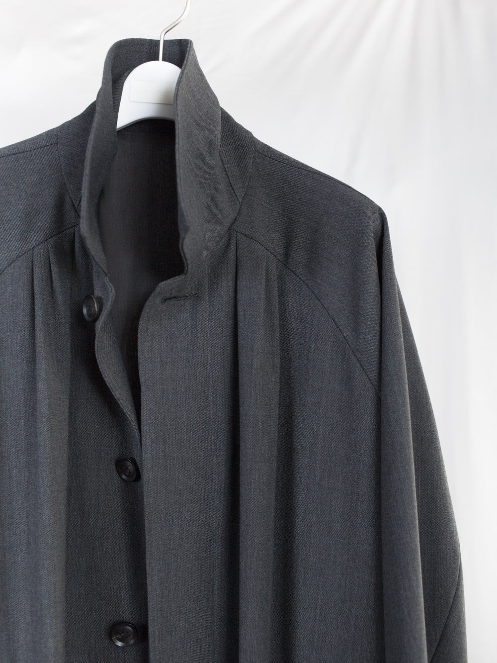 Soshiotsuki SS26 Scarf Drape Coat