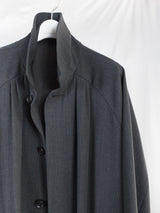 Soshiotsuki SS26 Scarf Drape Coat
