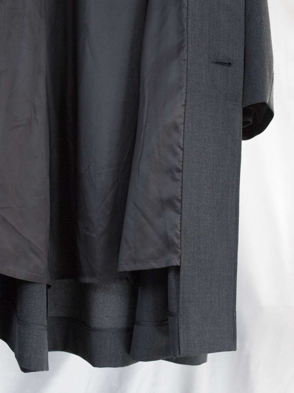 Soshiotsuki SS26 Scarf Drape Coat