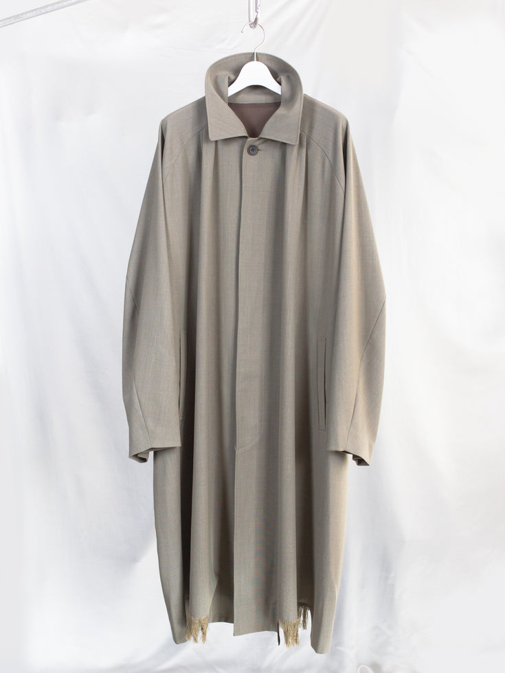 Soshiotsuki SS26 Scarf Drape Coat