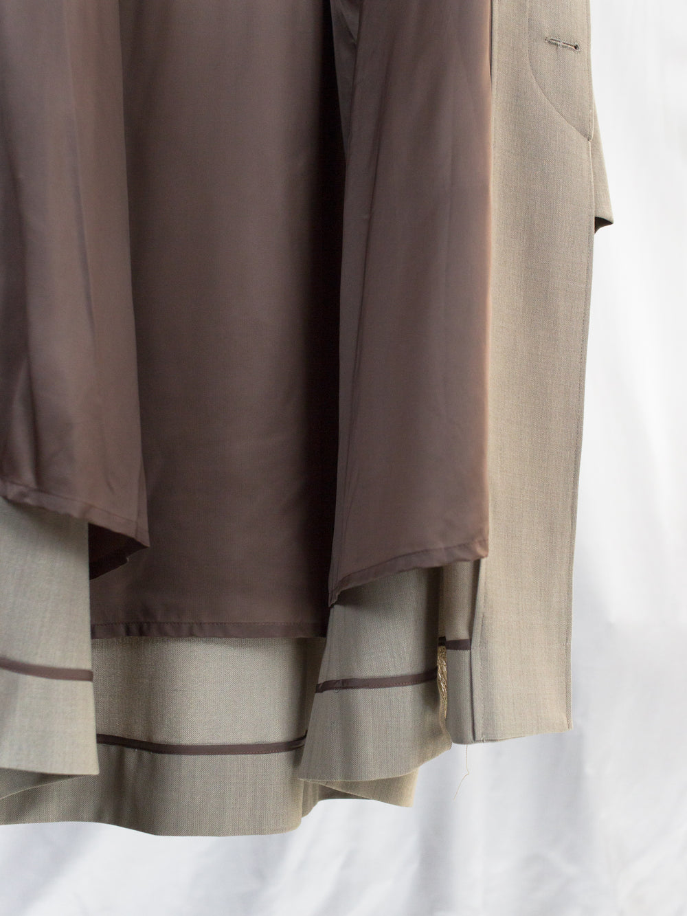 Soshiotsuki SS26 Scarf Drape Coat