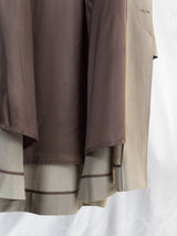 Soshiotsuki SS26 Scarf Drape Coat